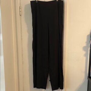 Chico's Classic Black Linen Blend Pants